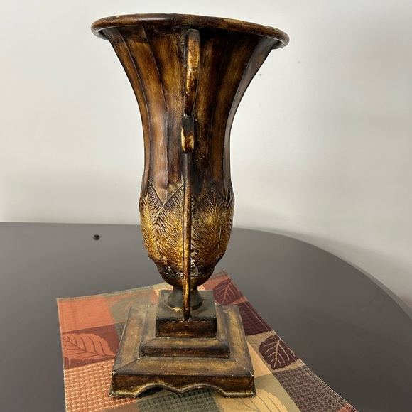 Rustic Metal Vase 17.5 “ tall - Picture 4 of 6